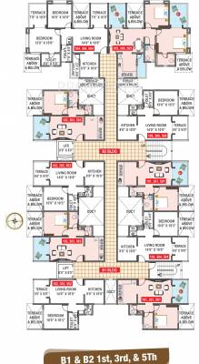  sai-kasturi Tower- A1 Cluster Plan