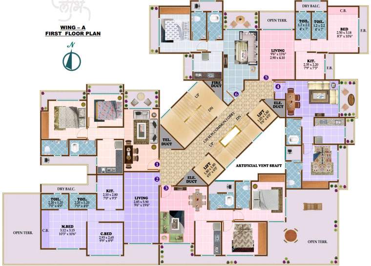  enclave Images for Cluster Plan of Laabh Enclave