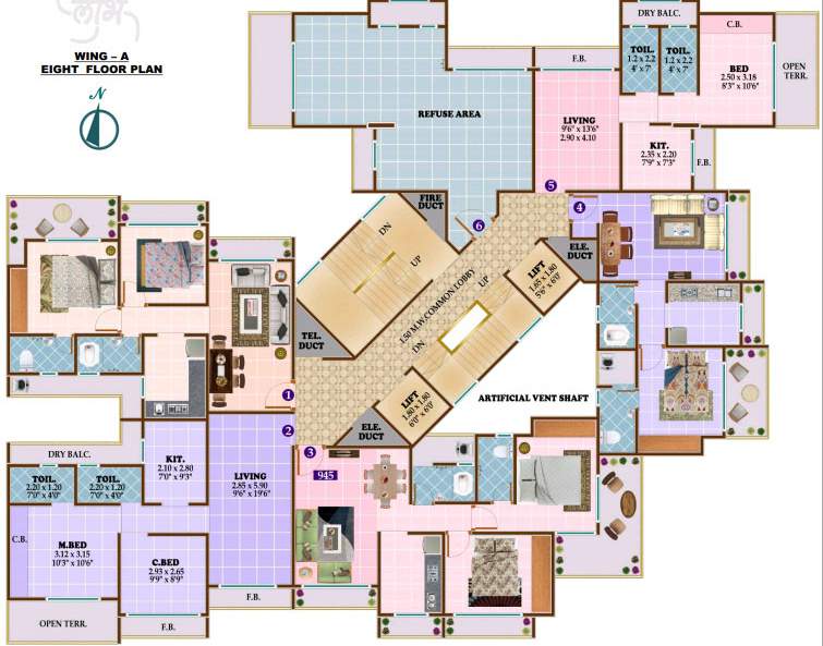  enclave Images for Cluster Plan of Laabh Enclave