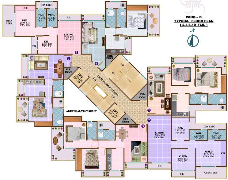  enclave Images for Cluster Plan of Laabh Enclave
