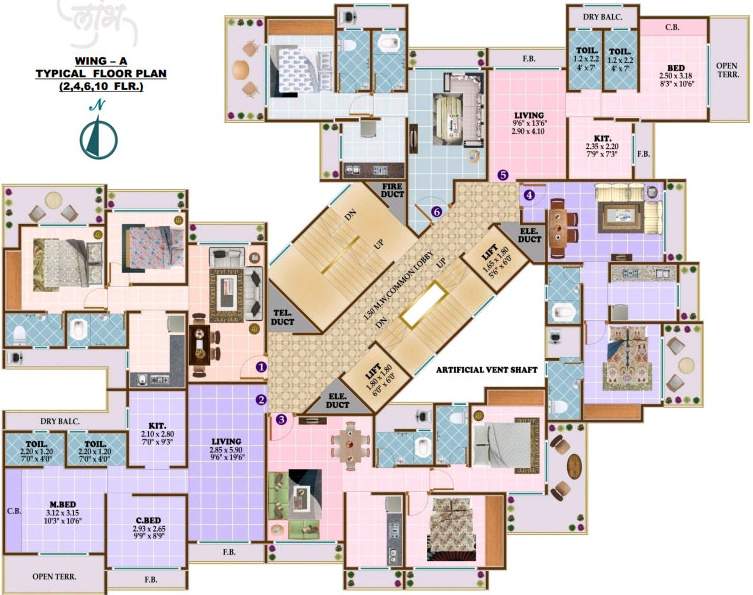  enclave Images for Cluster Plan of Laabh Enclave