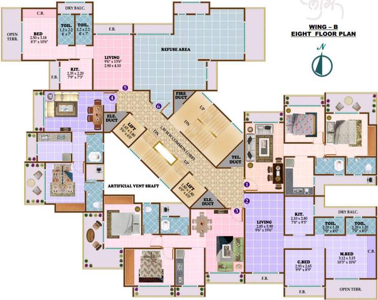 enclave Images for Cluster Plan of Laabh Enclave