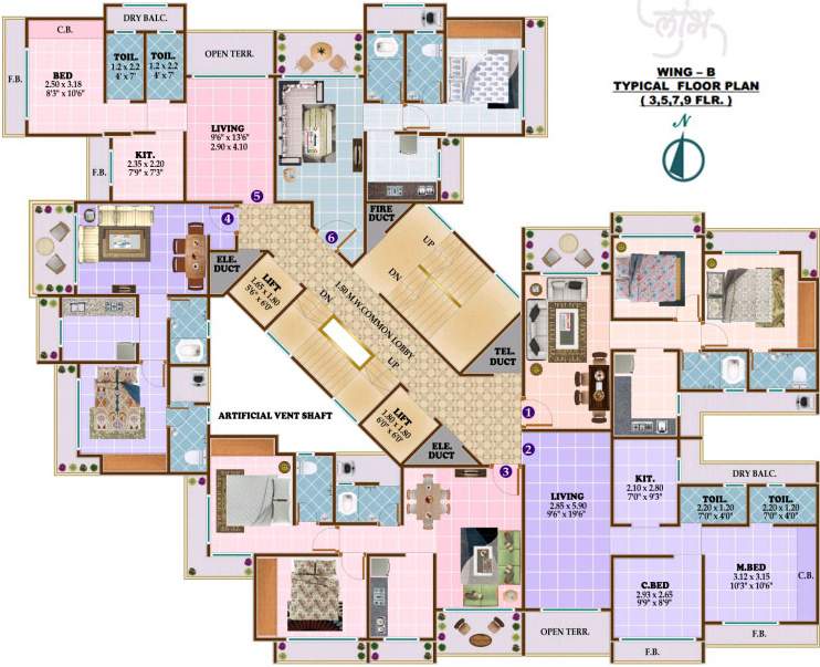  enclave Images for Cluster Plan of Laabh Enclave