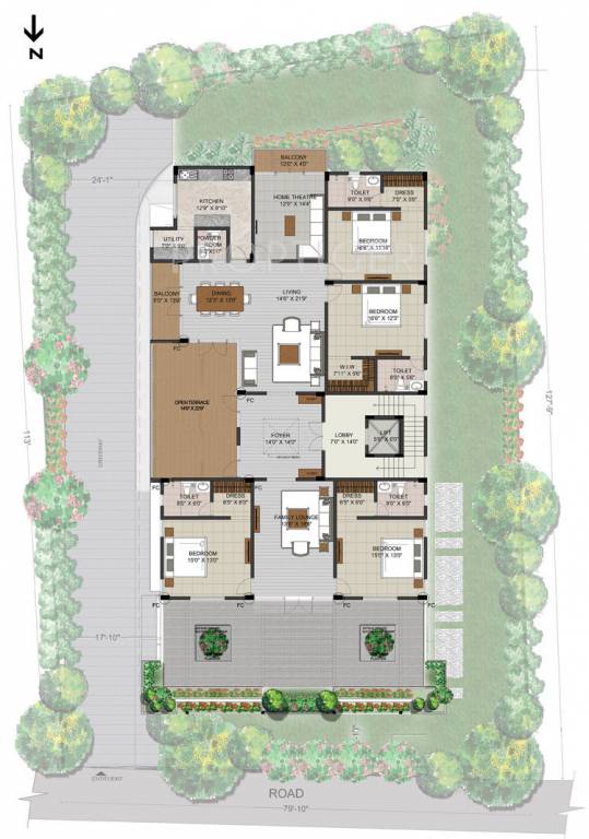 sumanth sreshta serenity Cluster Plan