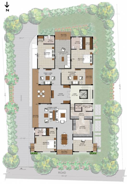 sumanth sreshta serenity Cluster Plan