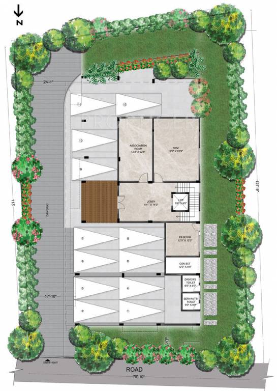 sumanth sreshta serenity Layout Plan