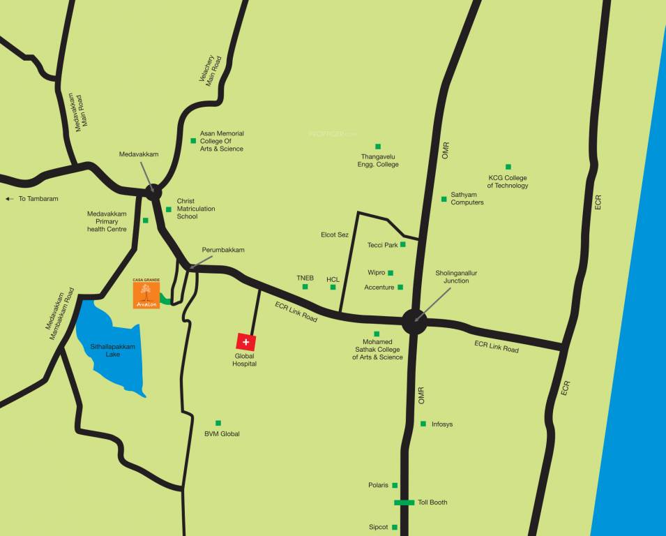 Images for Location Plan of Casagrand Avalon