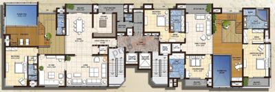  sky-villas Images for Cluster Plan of Olympia Sky Villas