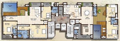  sky-villas Images for Cluster Plan of Olympia Sky Villas