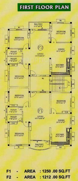 Images for Cluster Plan of Bhavani Sindiya Flats