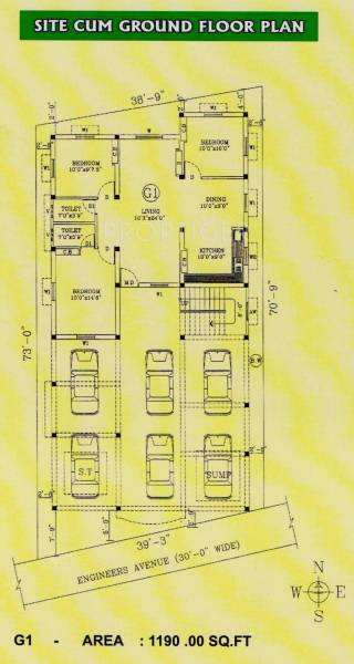 Images for Cluster Plan of Bhavani Sindiya Flats