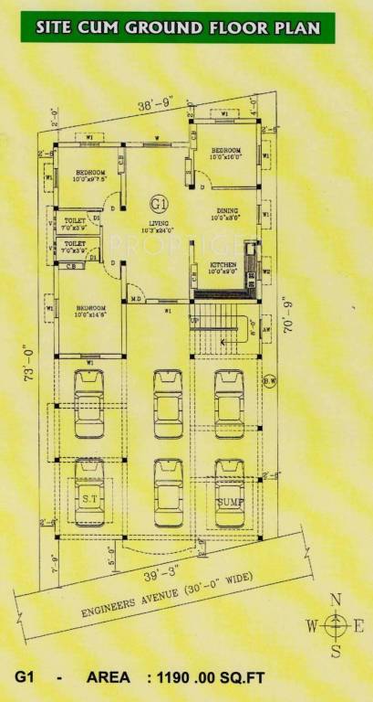 Images for Cluster Plan of Bhavani Sindiya Flats