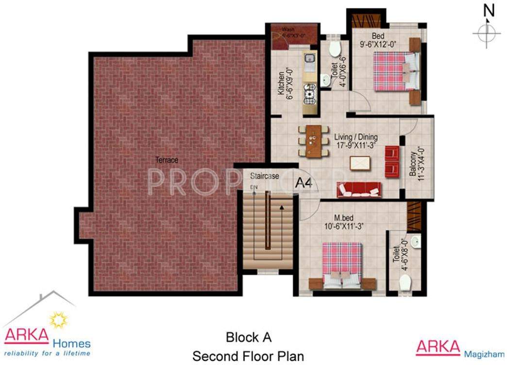 Arka Homes Magizham Block A Second Floor