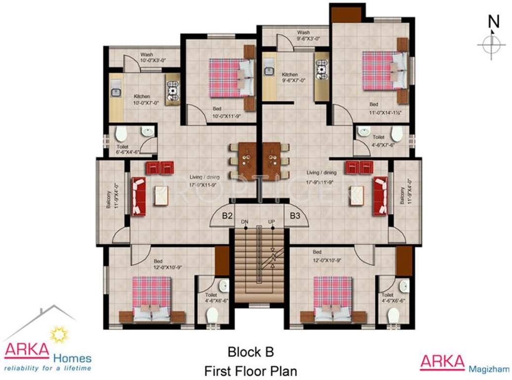 Arka Homes Magizham Block B First Floor