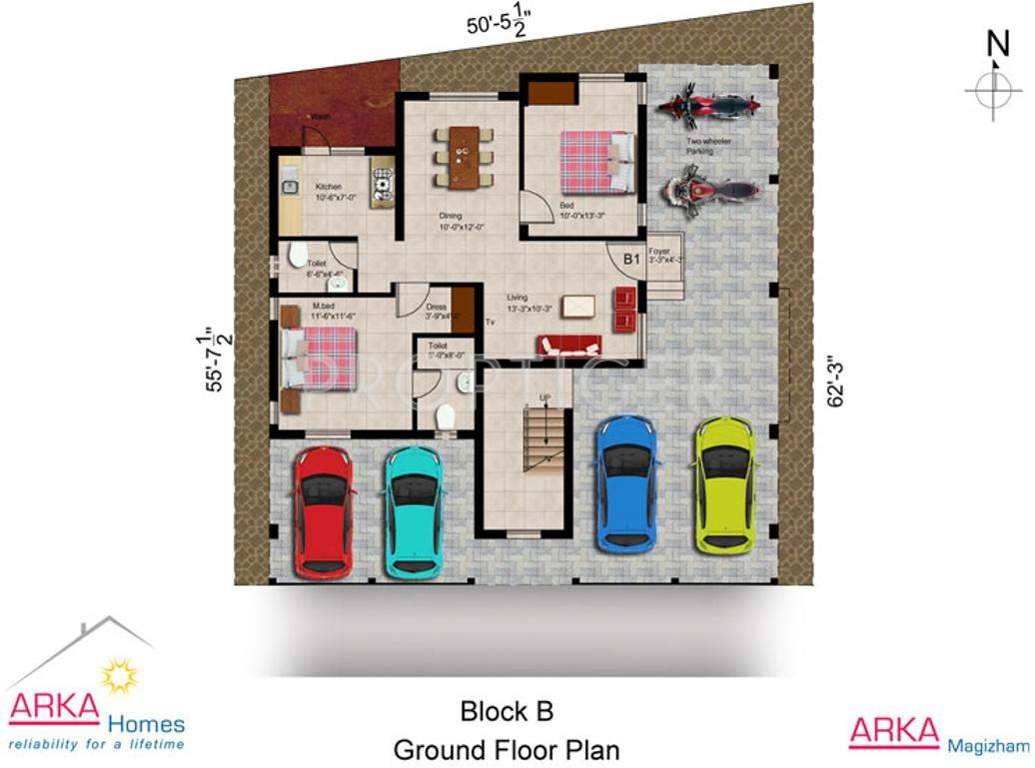 Arka Homes Magizham Block B Ground Floor