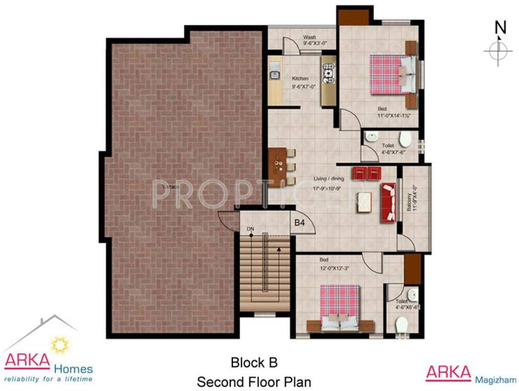 Arka Homes Magizham Block B Second Floor