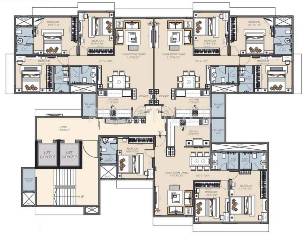  chalet amar Images for Cluster Plan of JP Chalet Amar