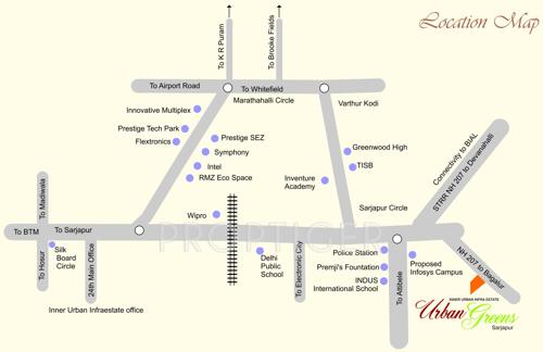  greens Images for Location Plan of Inner Greens