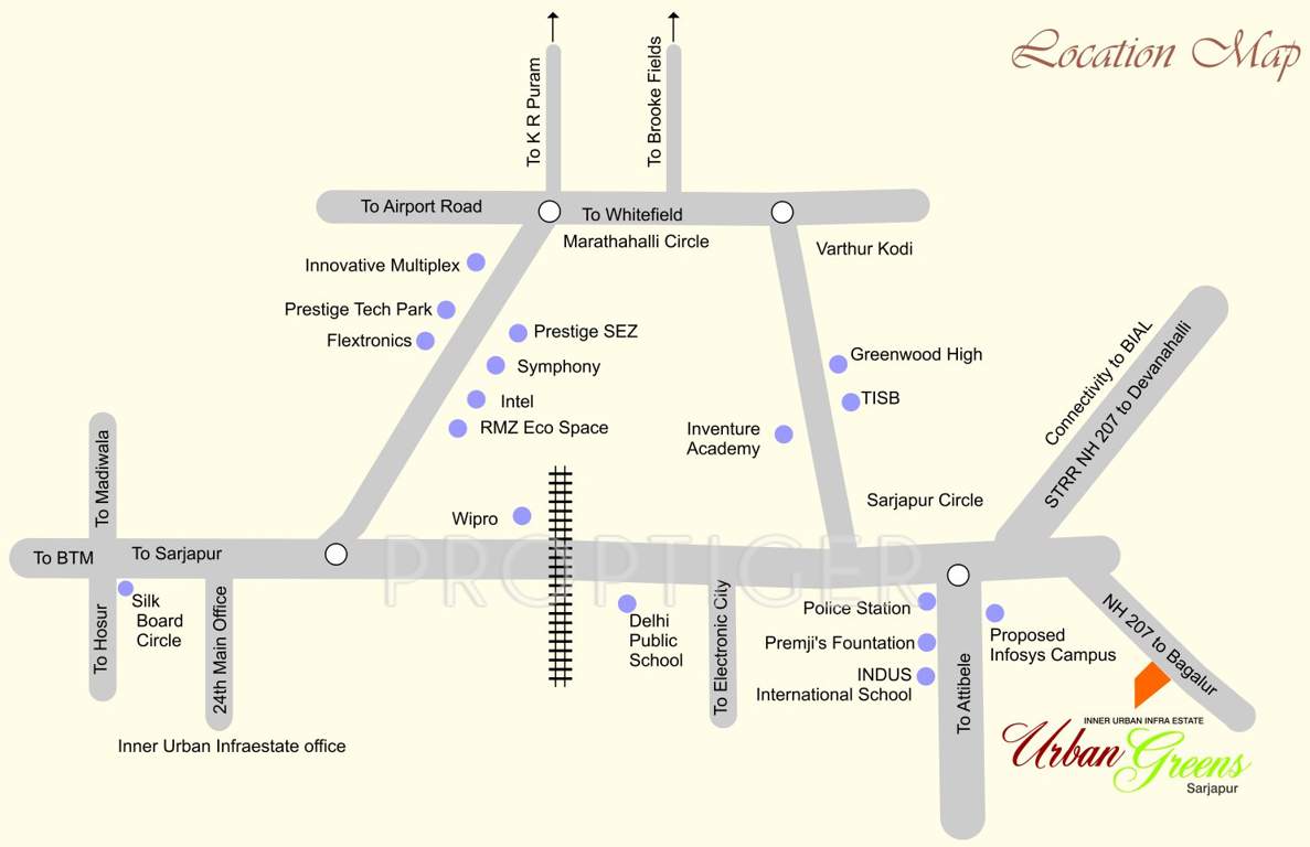  greens Images for Location Plan of Inner Greens