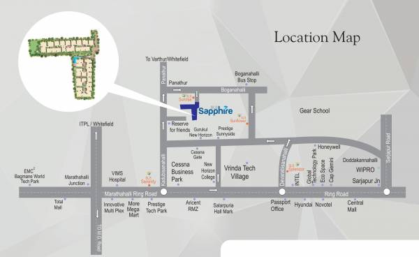  sapphire Location Plan