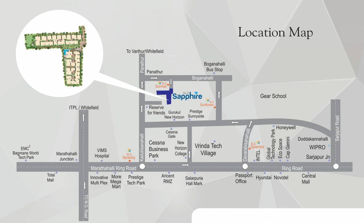  sapphire Location Plan