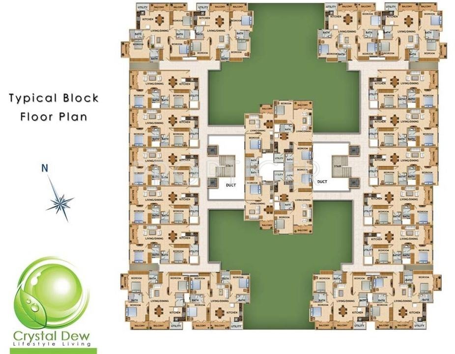 Images for Cluster Plan of Alisha Projects Crystal Dew