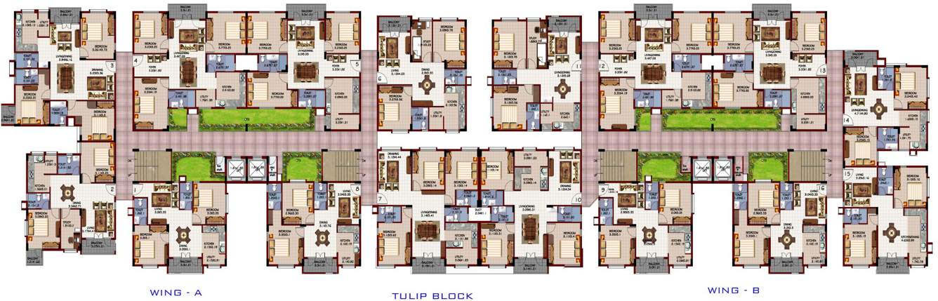 Images for Cluster Plan of Divya Limelite