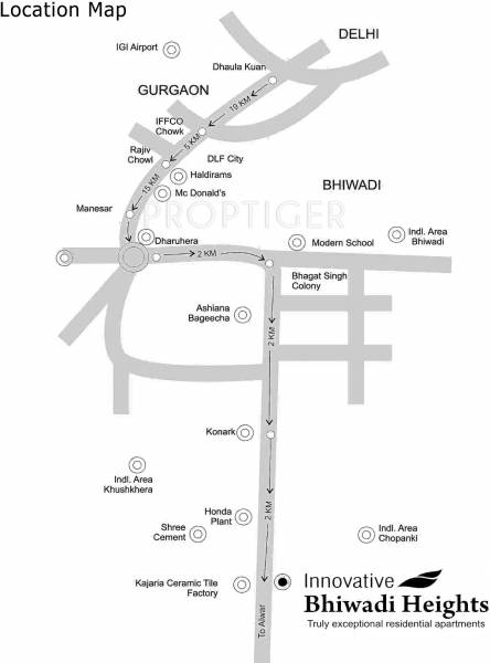 Images for Location Plan of Innovative Bhiwadi Heights Images for Location Plan of Innovative Bhiwadi Heights