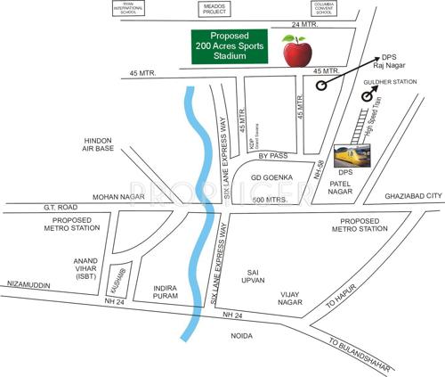 red-apple-homez Images for Location Plan of Manju Red Apple Homez