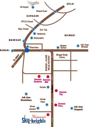  sky-heights Images for Location Plan of Genesis Sky Heights