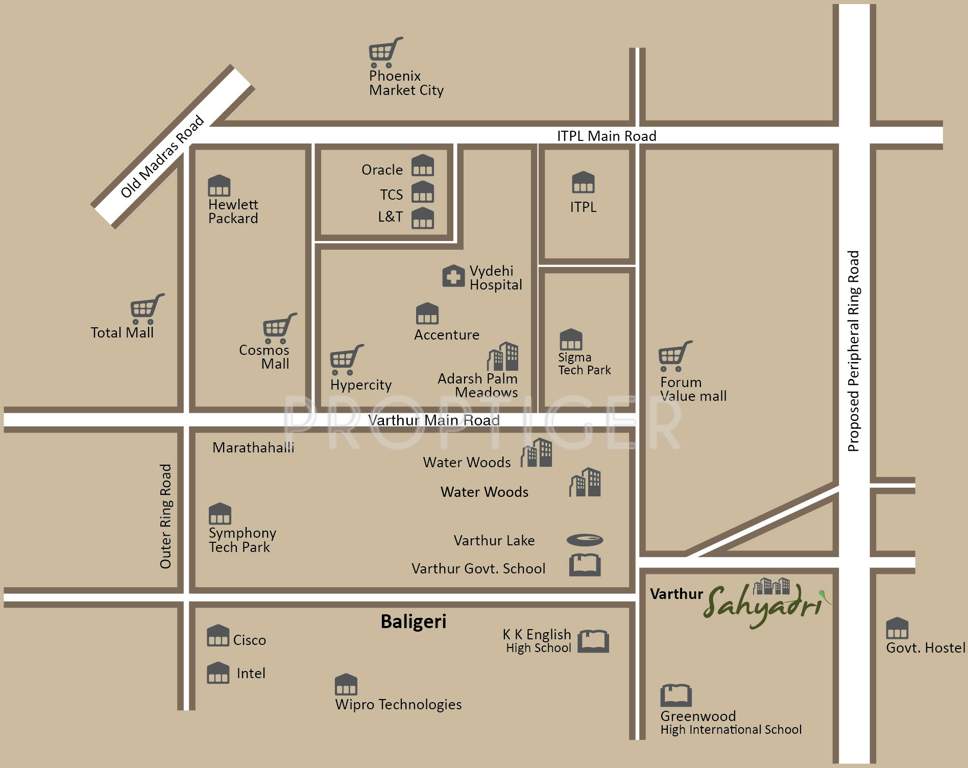 sahyadri Images for Location Plan of Paryavaran Sahyadri