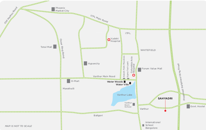 sahyadri Location Plan