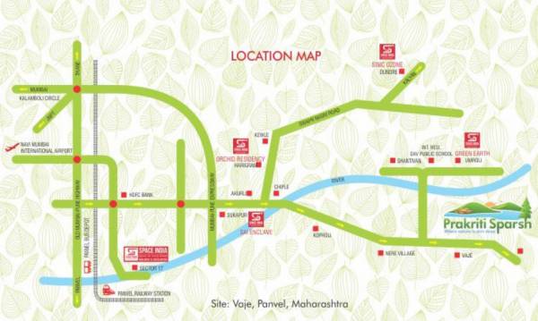 Location Plan prakriti-sparsh Location Plan