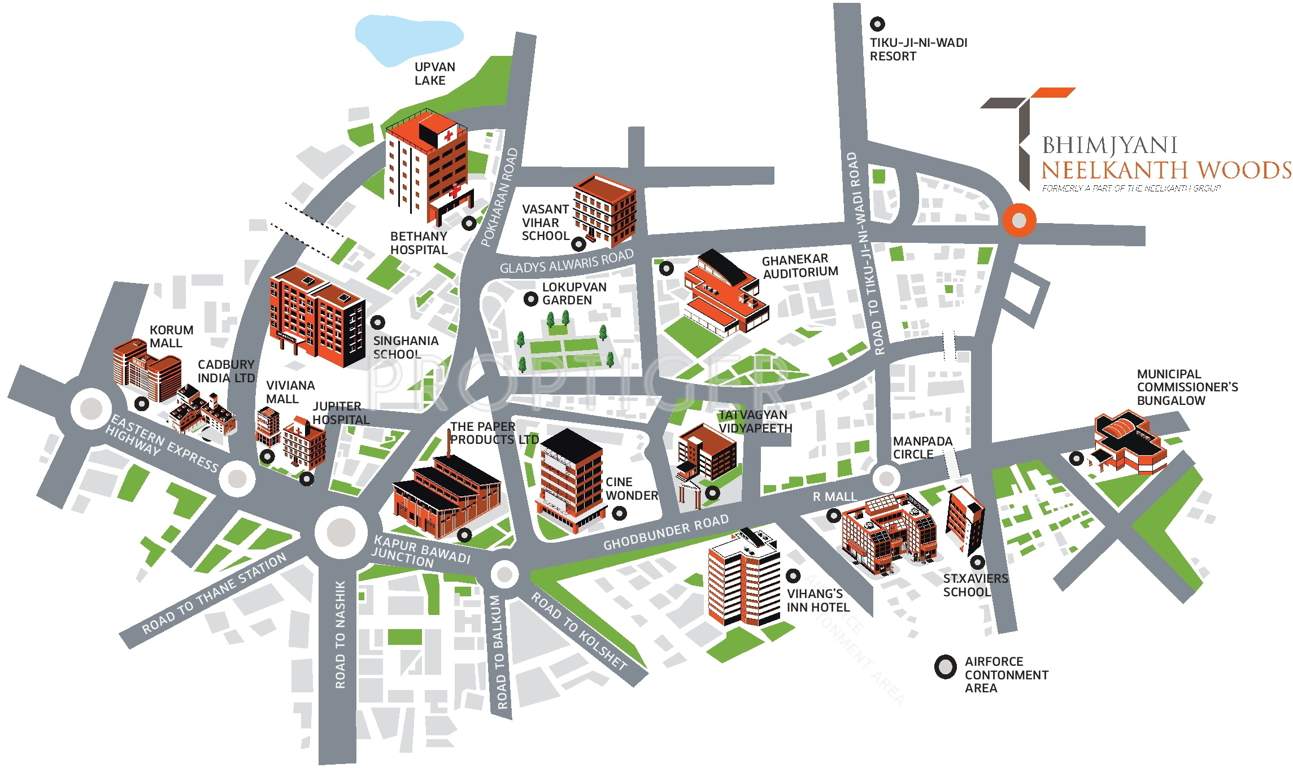 neelkanth woods olivia Images for Location Plan of T Bhimjyani Neelkanth Woods Olivia