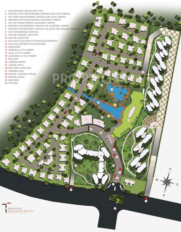  neelkanth woods olivia Images for Master Plan of T Bhimjyani Neelkanth Woods Olivia