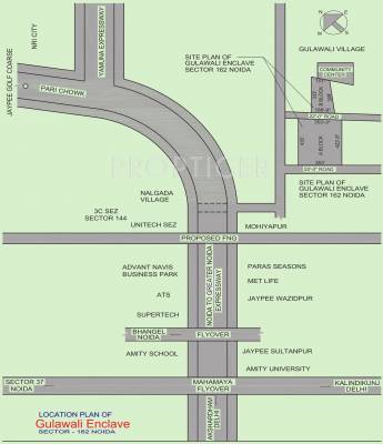 Location Plan srishti-builders-and-developers gulawali-enclave Location Plan
