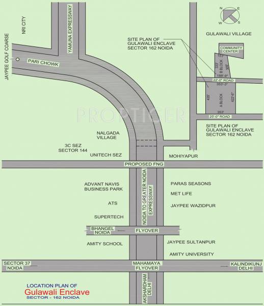 Location Plan srishti-builders-and-developers gulawali-enclave Location Plan