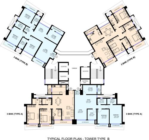  gundecha-trillium Images for Cluster Plan of Sea Gundecha Trillium