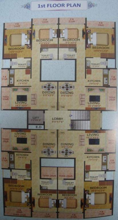 Images for Cluster Plan of Infinity Builders Avenue