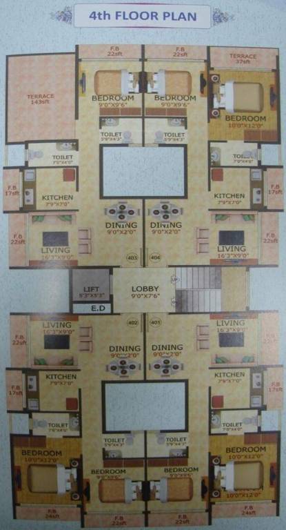 Images for Cluster Plan of Infinity Builders Avenue