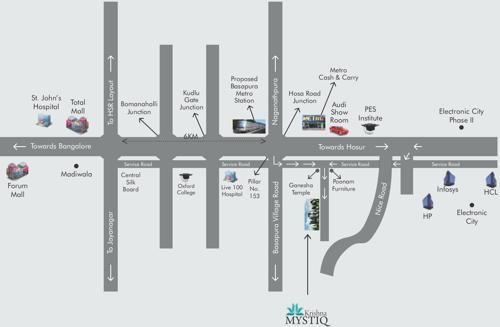  mystiq Images for Location Plan of Krishna Mystiq