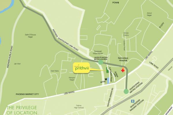  prithvii Location Plan