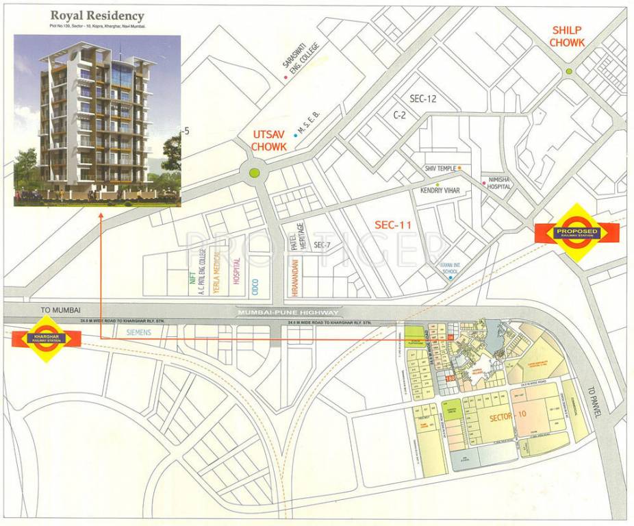 Images for Location Plan of Platinum Royal Residency