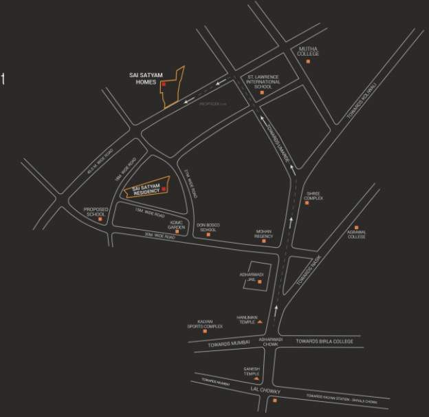  residency apartments Location Plan