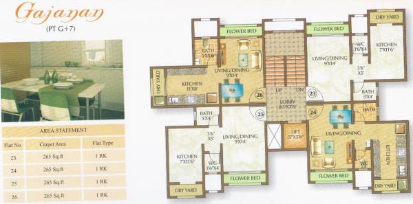 Images for Cluster Plan of Assets Infrastructure Om Shree Astavinayak Complex