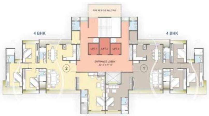signia oceans Images for Cluster Plan of Sunteck Signia Oceans