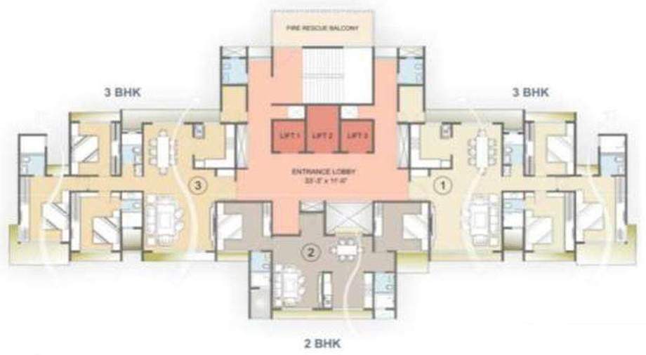 signia oceans Images for Cluster Plan of Sunteck Signia Oceans