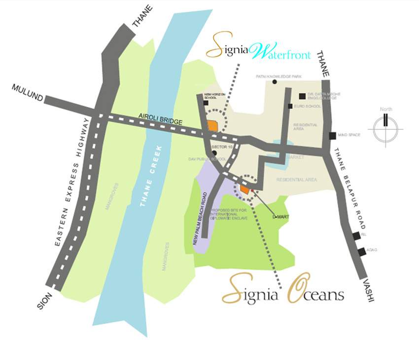 signia oceans Images for Location Plan of Sunteck Signia Oceans