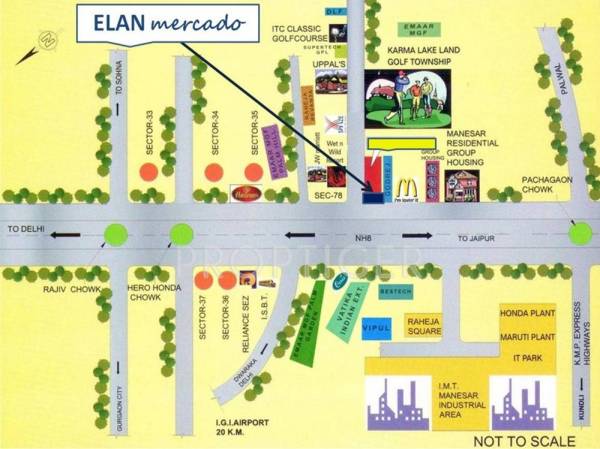 Images for Location Plan of Elan Mercado Images for Location Plan of Elan Mercado