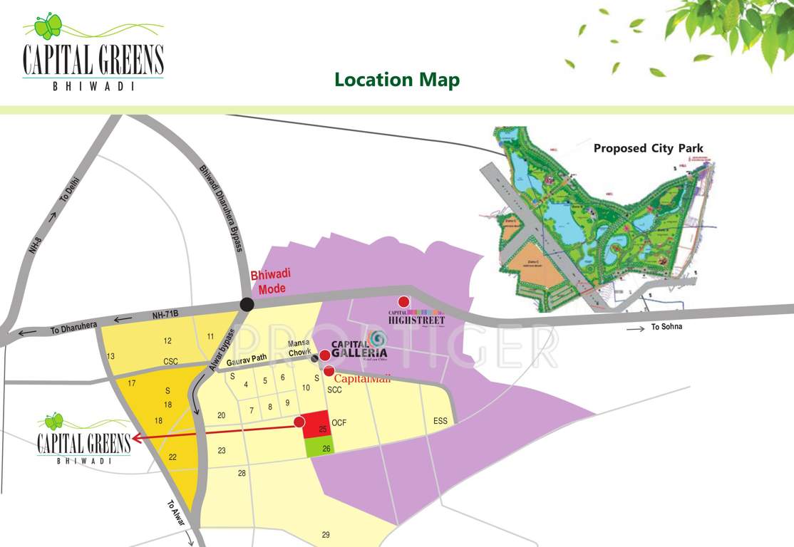 capital greens phase 1 Images for Location Plan of Capital Greens Phase 1